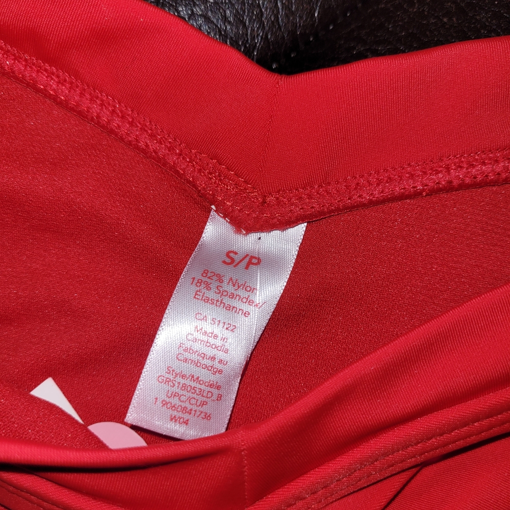 Red Maple Leaf Bikini Bottom Canada Day Swim Bottom Small NWT - Picture 3 of 5